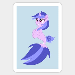 Sea Swirl seapony Sticker